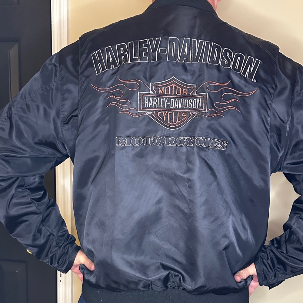 Harley-Davidson Men's Black nylon riding Jacket